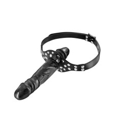 Bâillon double gode noir - CC6060300010